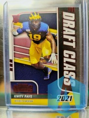 2021 Panini Contenders Draft Class Red Foil Kwity Paye #36 Rookie Colts